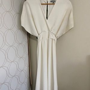 ASOS white midi dress